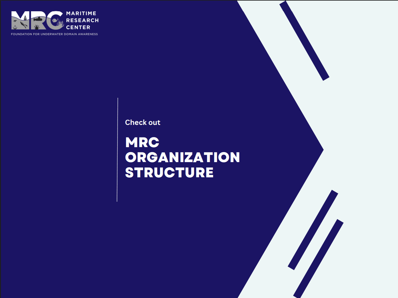 Organizational structure cover page